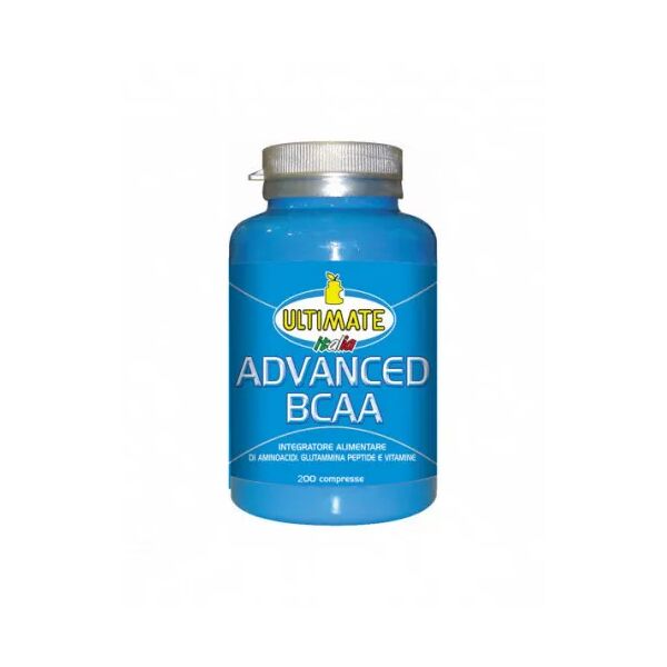 ultimate sport advanced bcaa integratore aminoacidi ramificati 200 compresse