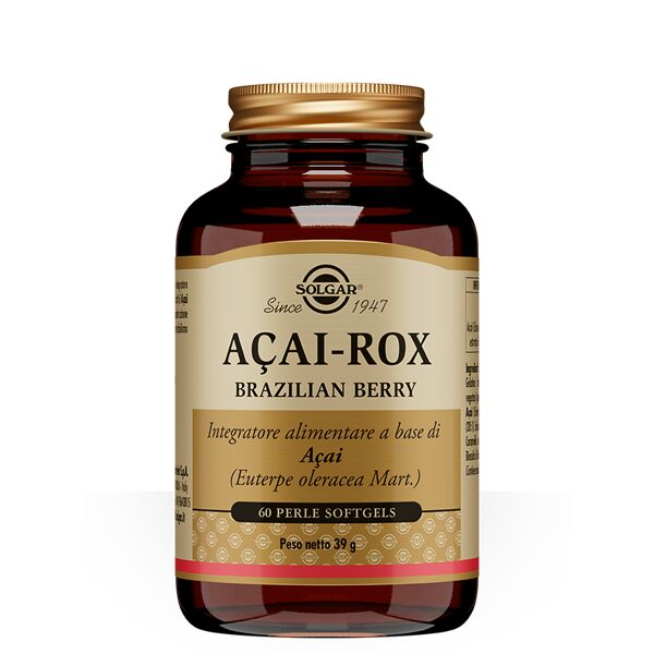 solgar acai-rox brazilian berry integratore antiossidante 60 perle