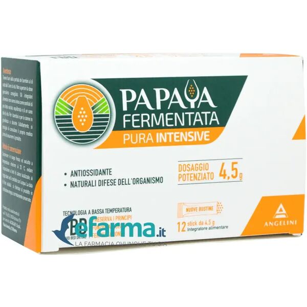 body spring papaya fermentata pura intensive integratore antiossidante 12 bustine