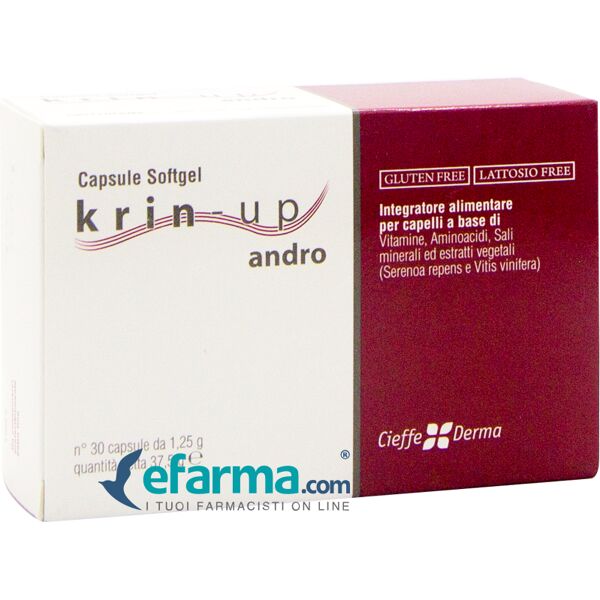 krin up andro integratore anticaduta capelli 30 capsule