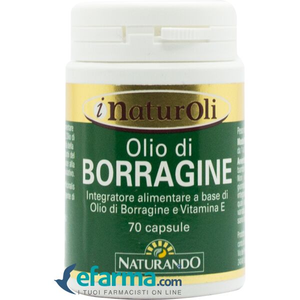 naturando olio di borragine integratore 70 capsule