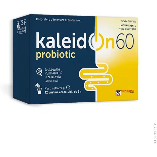 kaleidon probiotic 60 integratore fermenti lattici vivi 12 bustine