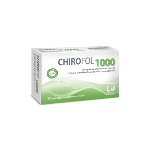 chirofol 1000 integratore di acido folico donna 16 compresse