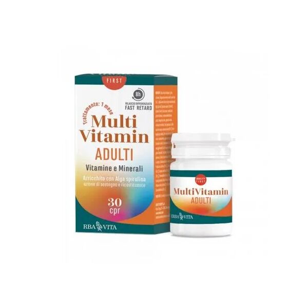 erba vita multivitamin adulti integratore vitamine e minerali 30 compresse