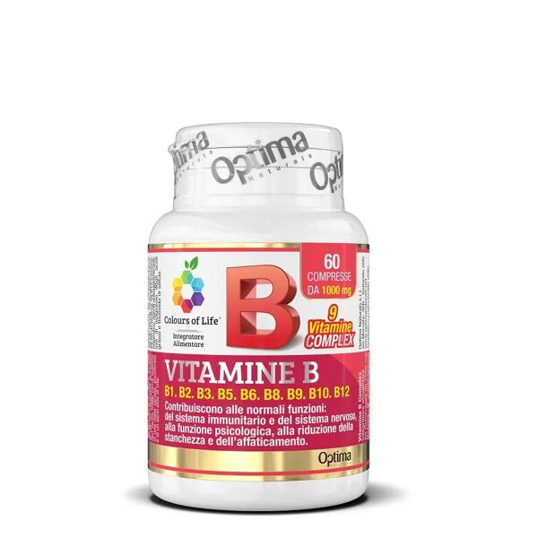 colours of life optima vitamina b complex integratore multivitaminico 60 compresse