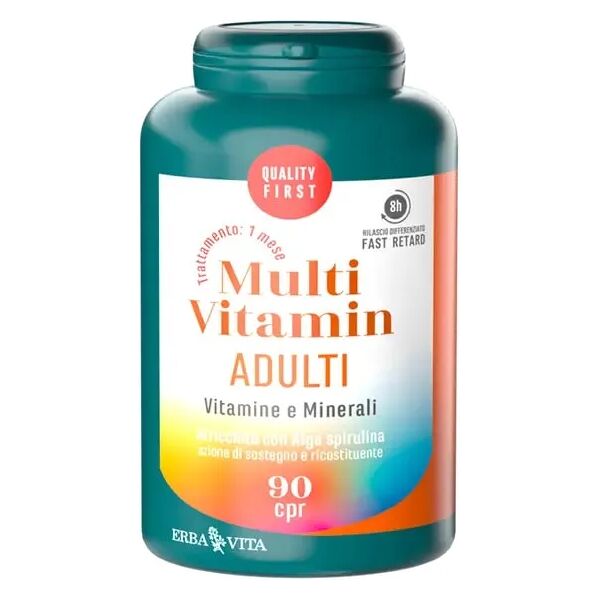 erba vita multivitamin adulti vitamine e minerali 90 compresse