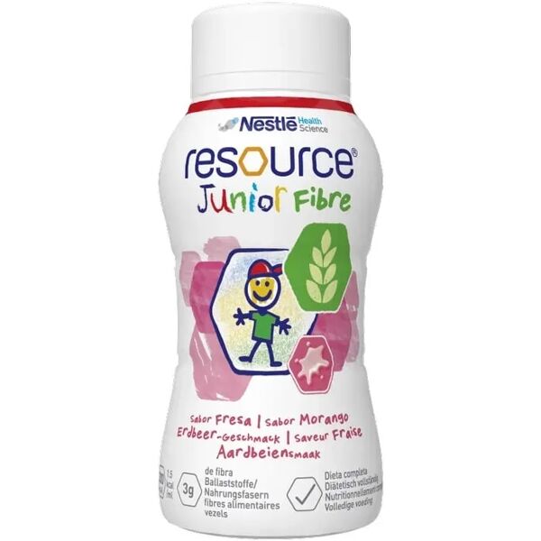 reseurce resource junior fibre gusto fragola 4x200 ml