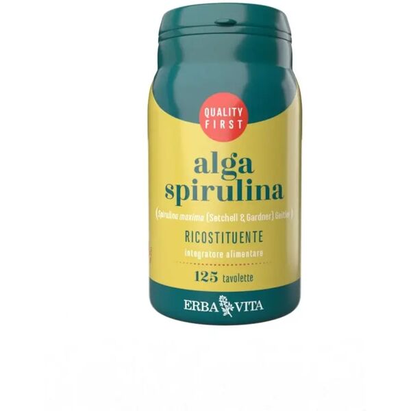 erba vita alga spirulina integratore ricostituente 125 tavolette 400 mg