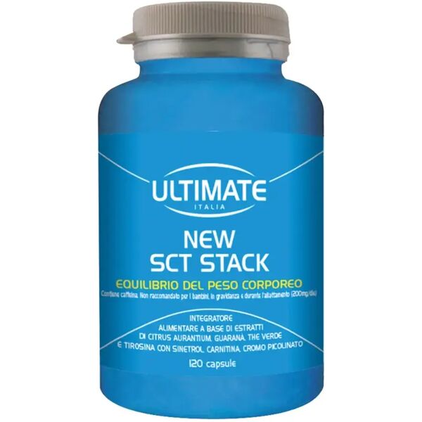 ultimate italia sct stack integratore metabolismo brucia calorie 120 capsule