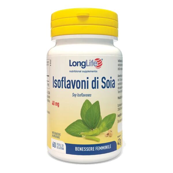 longlife isoflavoni di soia integratore menopausa 60 perle