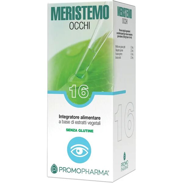 meristemo 16 occhi integratore drenaggio oculare 100 ml