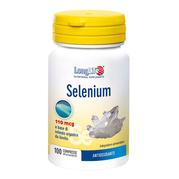 long life longlife selenium 100cpr110mcg