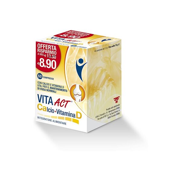 f&f vita act calcio+vit.d 60cpr