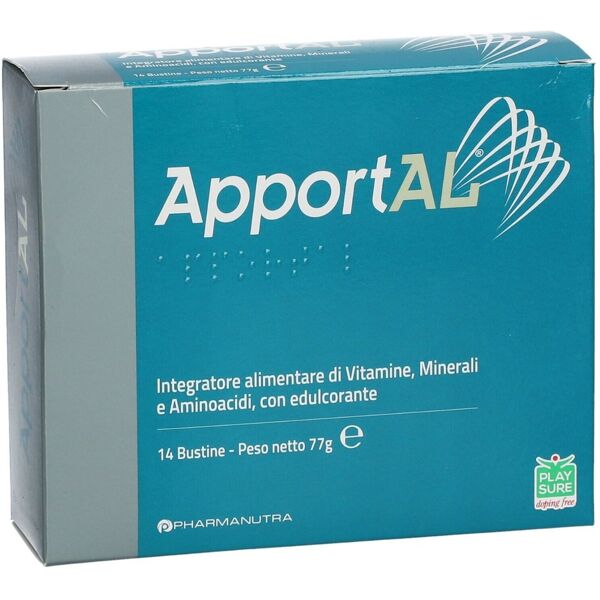 pharmanutra apportal integratore di vitamine e minerali 14 bustine