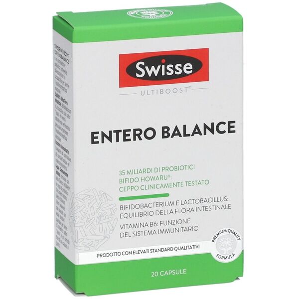 swisse entero balance integratore probiotici 20 capsule