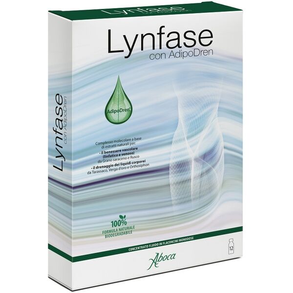 lynfase fitomagra concentrato fluido integratore drenante 12 flaconcini