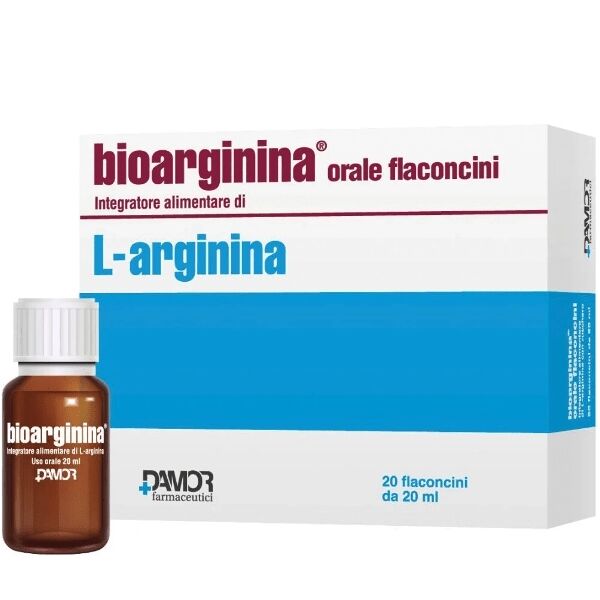 farmaceutici damor spa bioarginina orale 20 flaconcini 20 ml