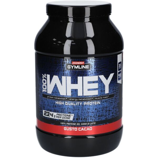 enervit 100% whey proteine concentrate cacao integratore proteico 900 g