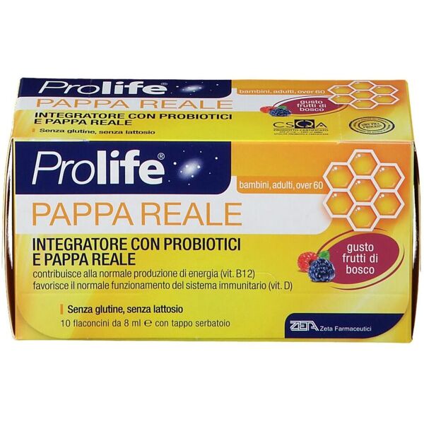 prolife pappa reale ripresa e difesa 10 flaconcini 8 ml