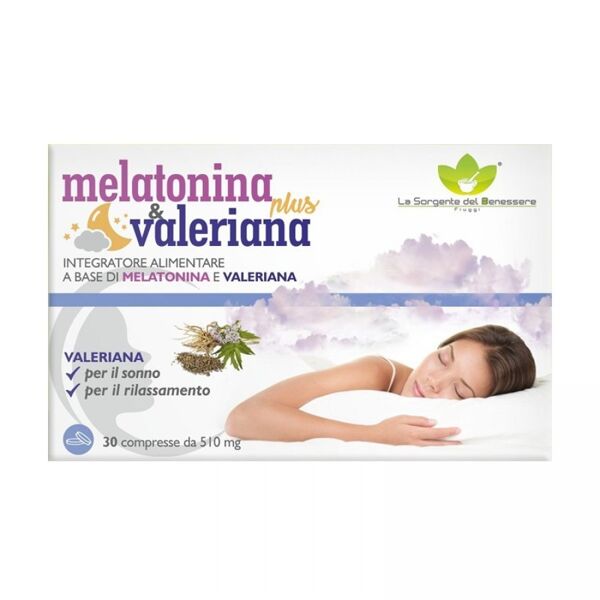 la sorgente del benessere srl melatonina plus valeriana 30 compresse