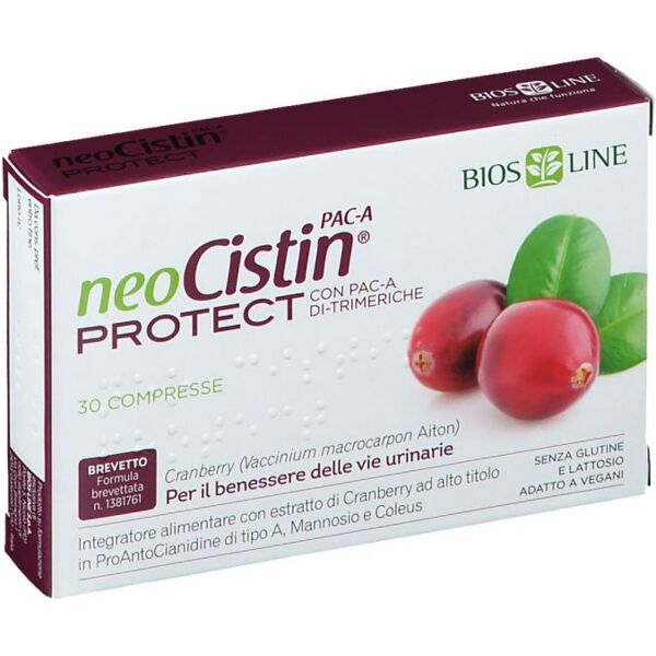 bios line neocistin pac a protect integratore per le vie urinarie 30 compresse