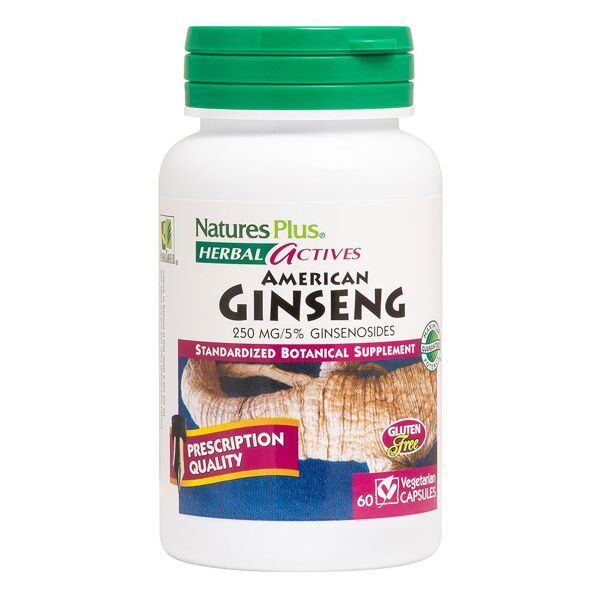 nature's plus herbal actives ginseng americano