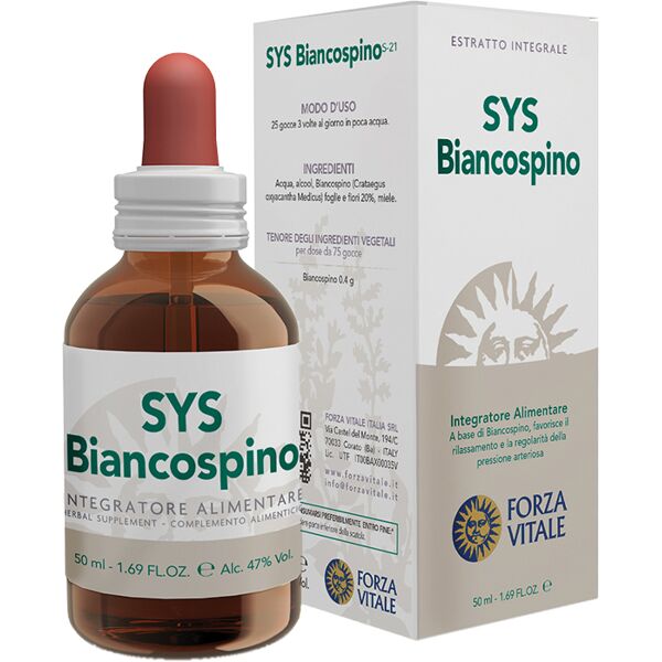 forza vitale italia srl sys biancospino gocce 50 ml