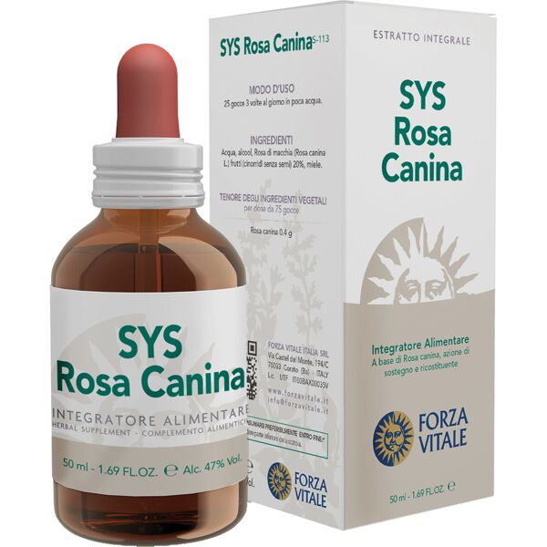 forza vitale italia srl sys rosa canina gtt 50ml fvt