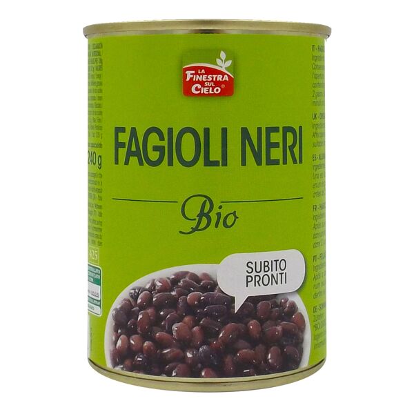 la finestra sul cielo fagioli neri pronti bio 400 g