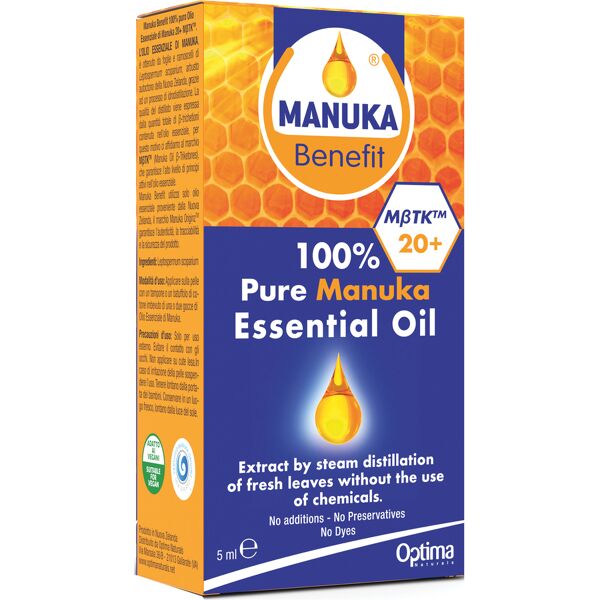 optima naturals srl manuka benefit olio essenziale di manuka 5 ml