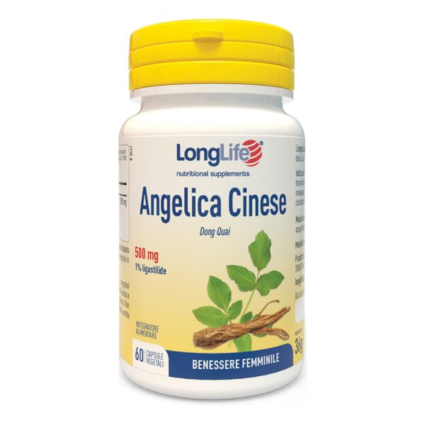 long life longlife angelica cinese 60 capsule vegetali