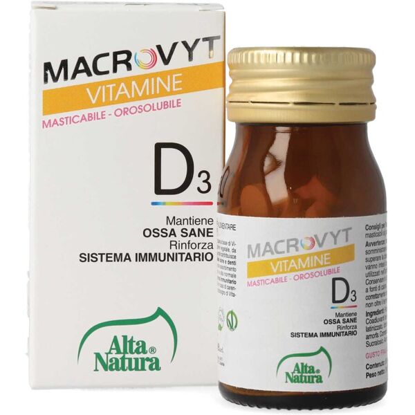 alta natura macrovyt vitamina d3 veg 60 compresse orosolubili