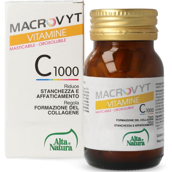 alta natura macrovyt vitamina c 1000 fast & slow 30 compresse