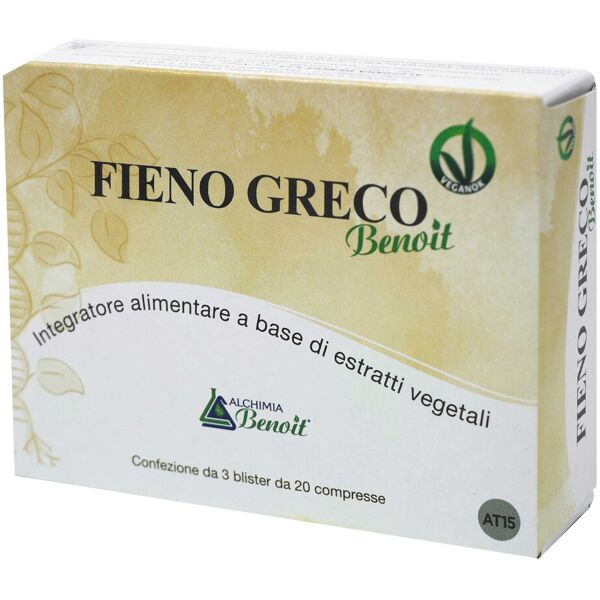 alchimia benoit srl fieno greco benoit 60 compresse