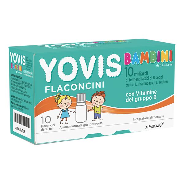 yovis bambini fragola 10 flaconcini 10 ml