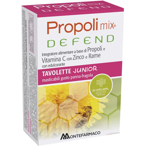 montefarmaco otc spa propoli mix defend junior 48 tavolette masticabili