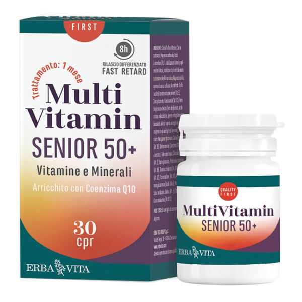 erba vita multi vitamin senior 50+ 30 compresse