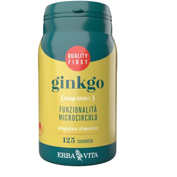 erba vita ginkgo biloba 125 tavolette