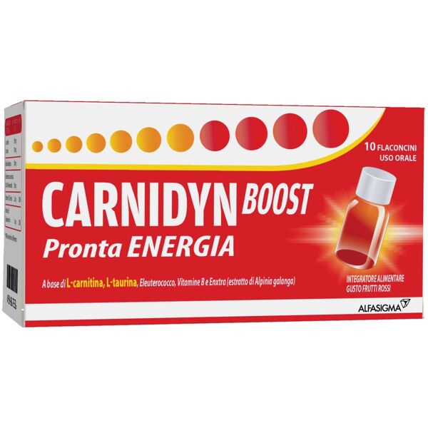 carnidyn boost pronta energia 10 flaconcini