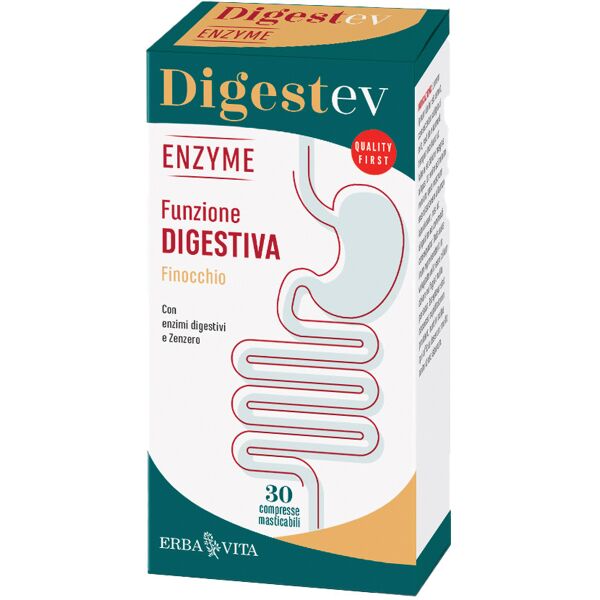 erba vita digest ev enzyme 30 compresse