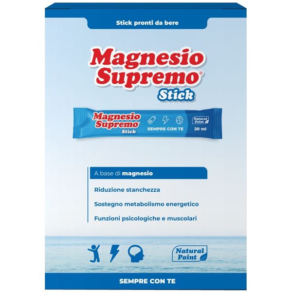 natural point magnesio supremo 20 stick 20 ml