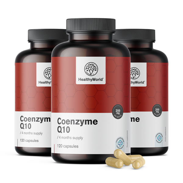 healthyworld 3x coenzima q10 200 mg, totale 360 capsule