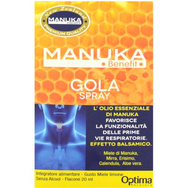 optima manuka benefit - gola spray 20 ml