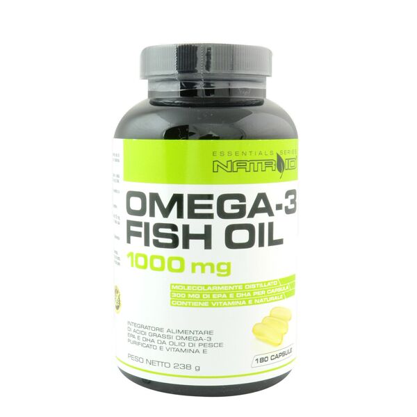 natroid essentials series - omega 3 fish oil 1000mg 180 capsule