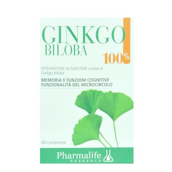pharmalife ginkgo biloba 100% 60 compresse