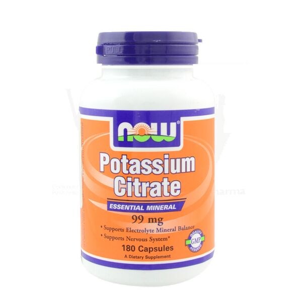 now foods potassium citrate 180 capsule