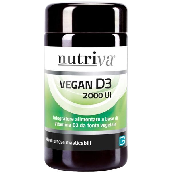 cabassi & giuriati nutriva - vegan d3 60 compresse masticabili