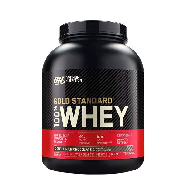 optimum nutrition 100% whey gold standard 2240-2270 grammi cioccolato bianco e lampone