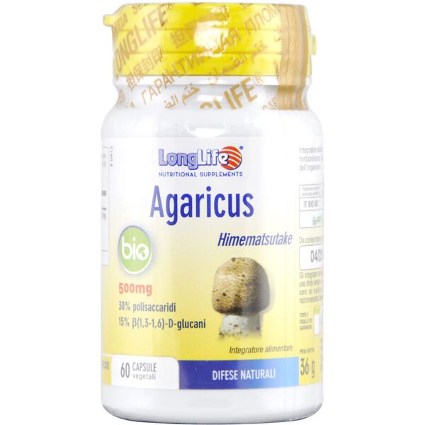 long life agaricus bio 60 capsule