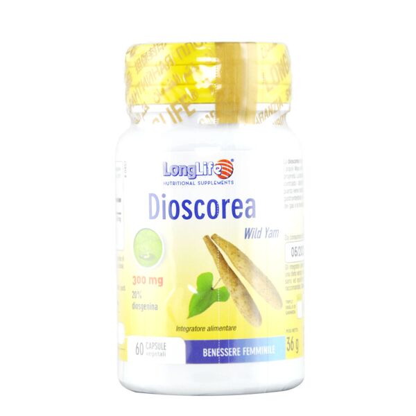 long life dioscorea 375 mg 60 capsule vegetali